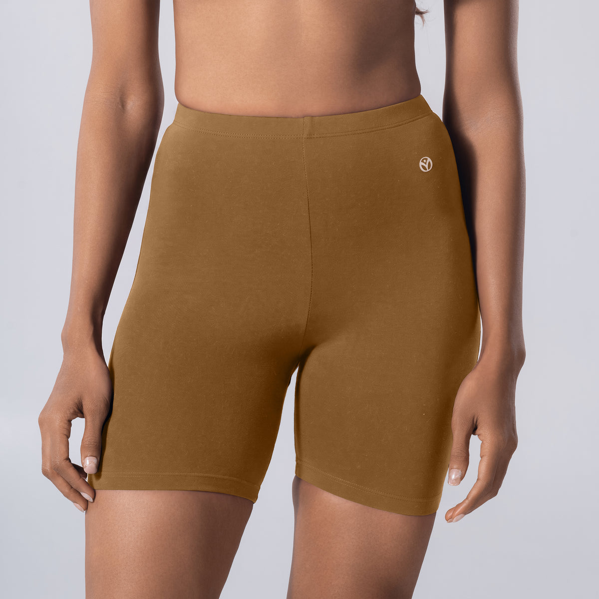 Dani (N) Tights in Grey, front view worn by model