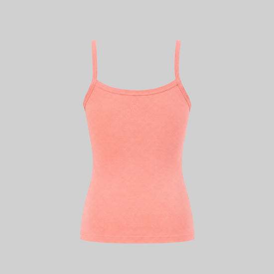 LadyO Jr. Alexa Girls Slip in Peach, back view.