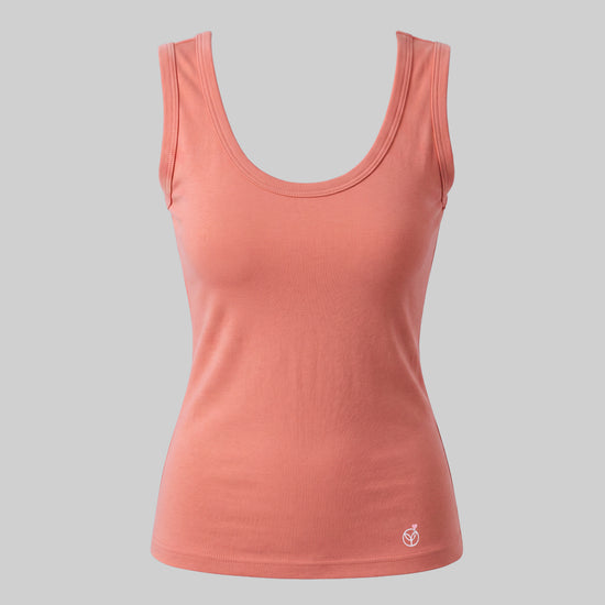LadyO Jr. Petal Girls Slip in Peach, front view.