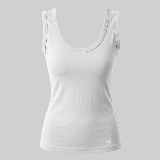 LadyO Jr. Petal Girls Slip in White, front view.