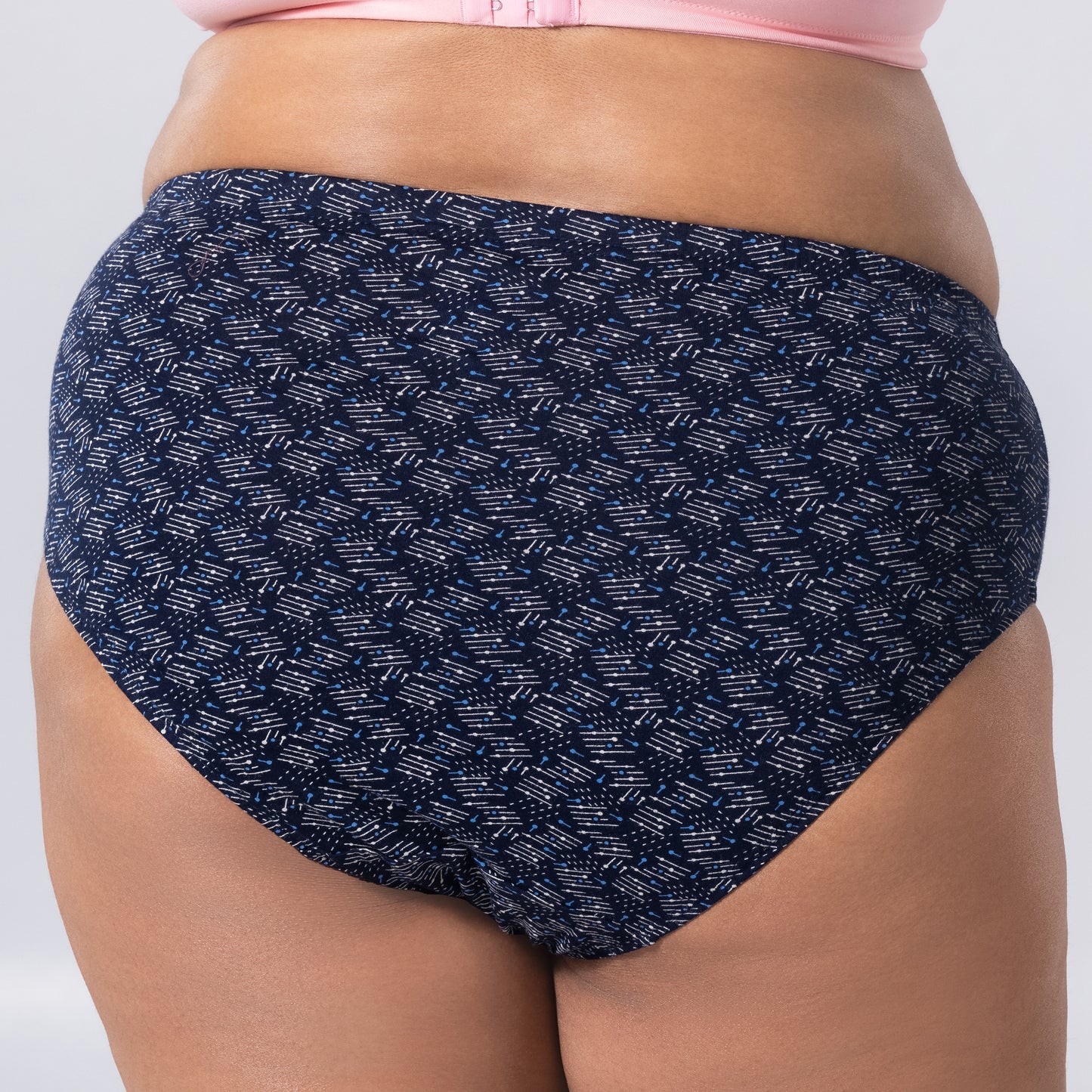 Lena Full Brief Panty back view worn by model