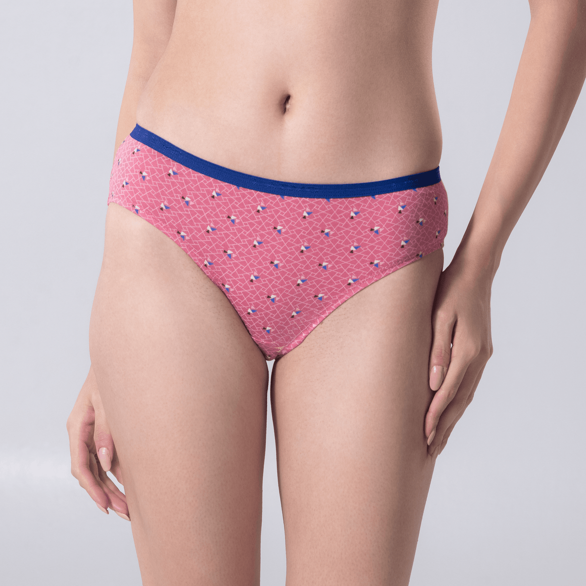 Mist Hipster Panty front view worn by model