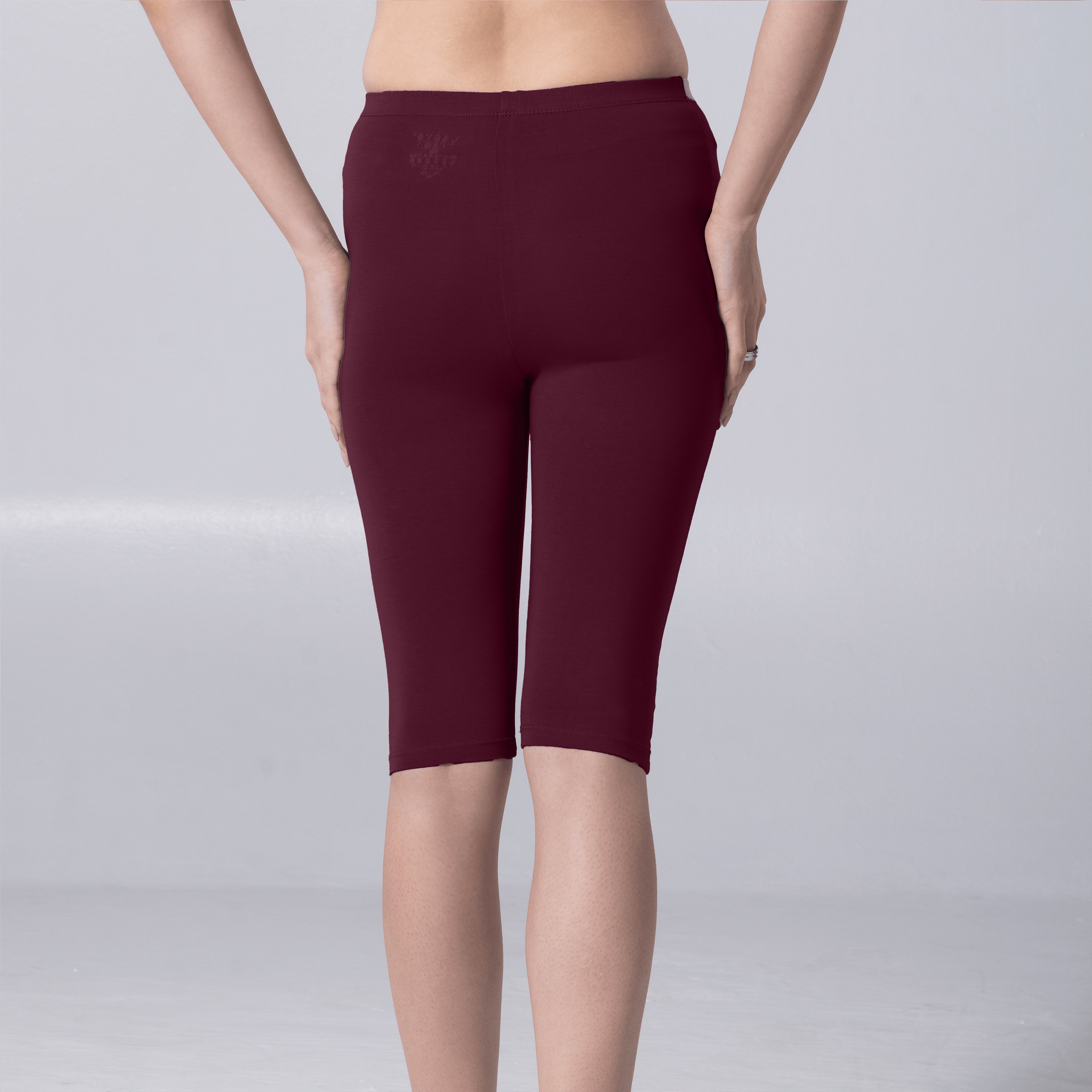 Noa (N) Tights in Wine back view worn by model